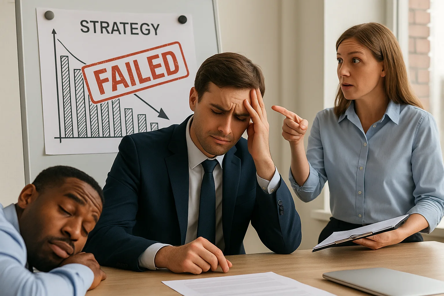 Når strategien ikke virker